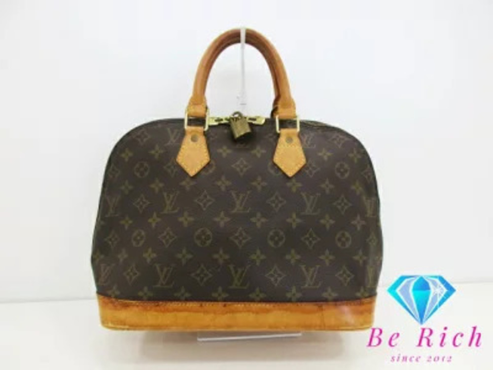 Louis Vuitton Monogram Alma Handbag Brown LV Shoulder Bag
